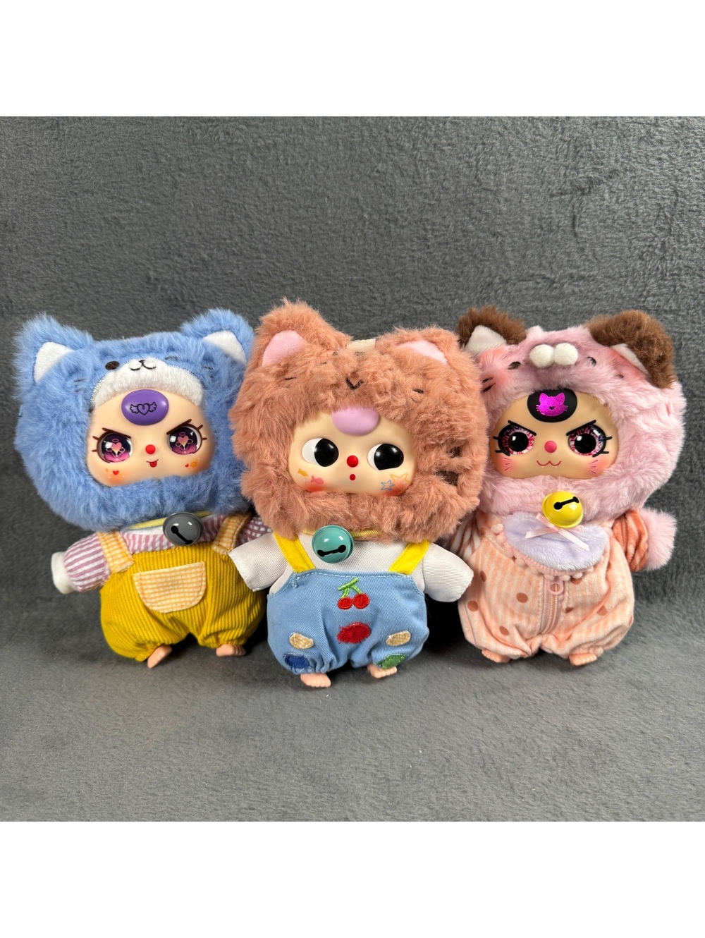 Kitten Wardrobe Bundle of 3 With Custom Faces